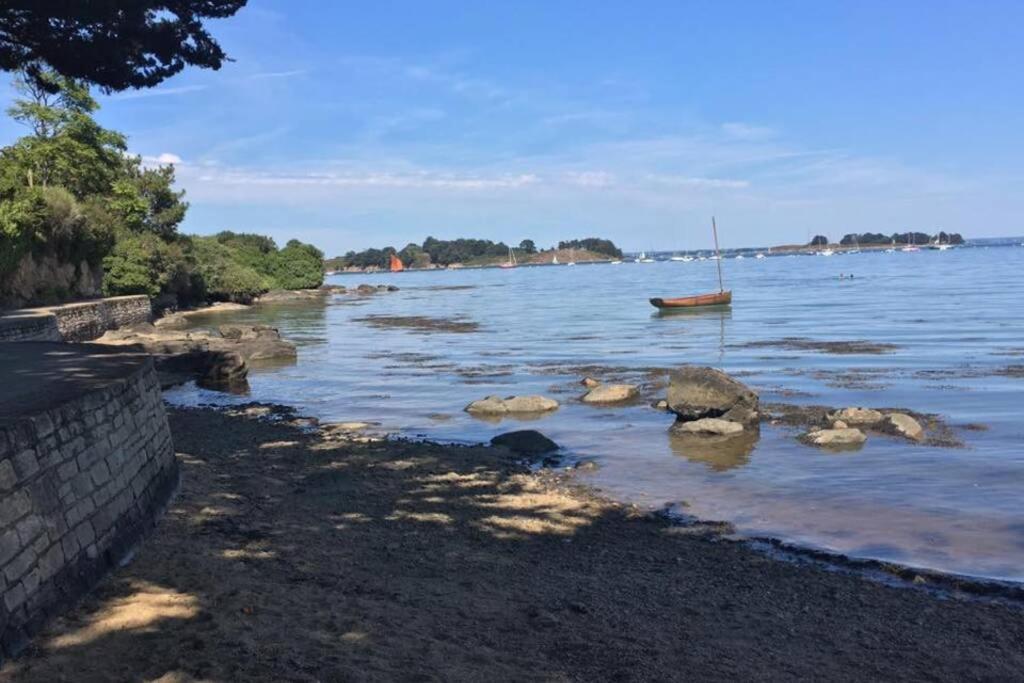Keraudren Rhuys - Longere Xviiie - 10 Pers - 4 Chb - Plage A Pied 圣吉勒达德吕伊 外观 照片